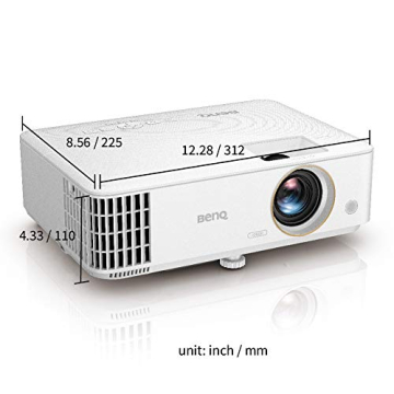 Abmessungen des BenQ TH585P