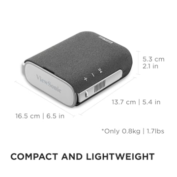 Abmessungen des ViewSonic M1X