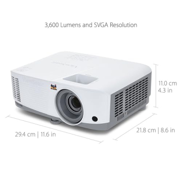 Abmessungen des Viewsonic PA503S