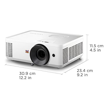 Abmessungen des ViewSonic PA700S