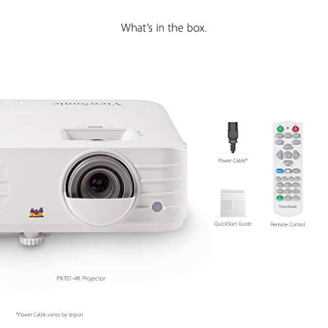 Linse des Viewsonic UHD PX701-4K